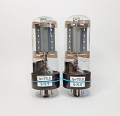 US Stock! 6P3S 6L6GC 6P3P “FOTON” 1950s! MATCHED PAIR (2pcs) TUBE NEW NOS
