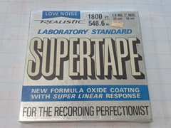 Sealed Reel To Reel Supertape Realistic Tape 1800 ft 44-1877A 7″ Low Noise