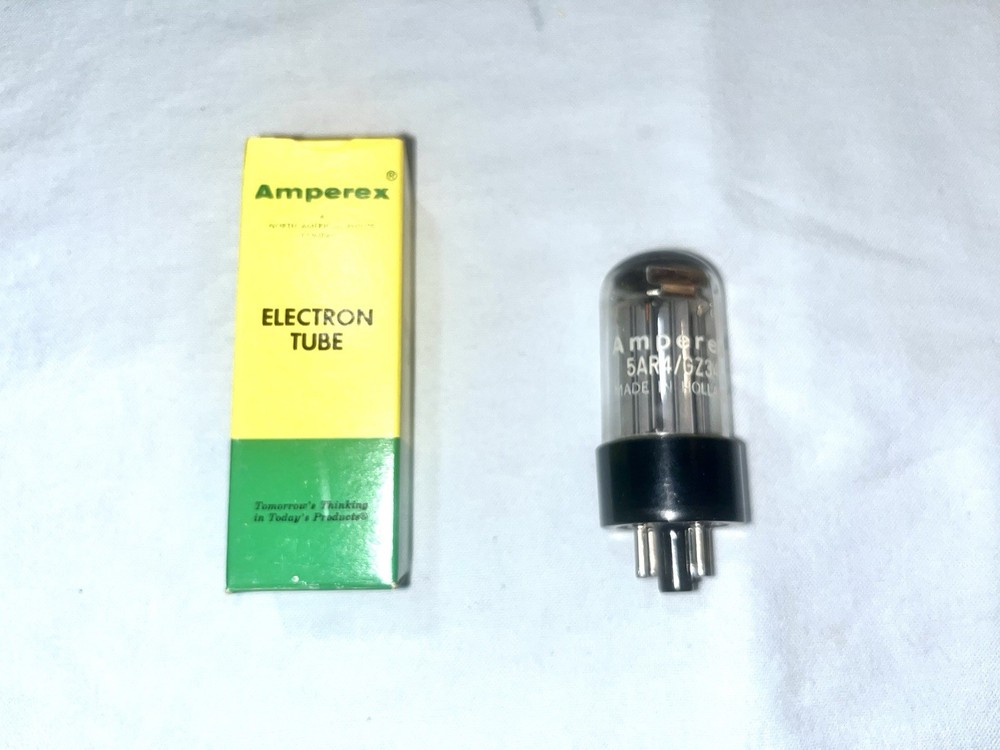 Amperex 5AR4 GZ34 Tube Holland NOS NIB