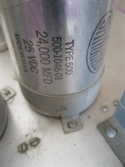 VINTAGE UNIT WITH DYNACO CAPACITOR / TRANSFORMERS—UNTESTED-FOR PARTS
