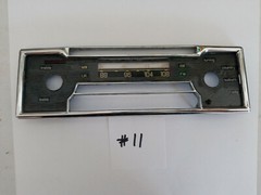 Becker Mexico Cassette AM/FM Radio Face plate with chrome bezel