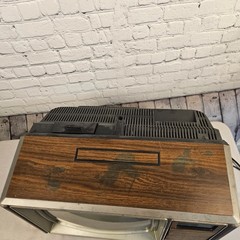 Vintage 1983 Zenith Space Command Chromatic CRT TV SZ1385W Woodgrain Retro Gamin