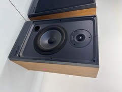 Polk Audio S4 Bookshelf Speakers HiFi Stereo Vintage Home Audio Black Left Right