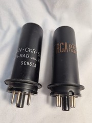 (2) VTG Electron Tubes *Ken-Rad JAN-CKR 6L6 VT-115 & RCA 6L6 BLACK *NOT TESTED