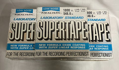 Realistic Low Noise Laboratory Standard Supertape 7” 1800′ ~ LOT OF 23 – USED