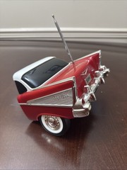 Vintage Red 1957 Chevy Belair Novelty Radio (pre-owned, Fair Condition, Works!)