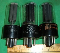 (3) RCA 5Y3GT Full-Wave Rectifier Tubes Clean! Test Great!