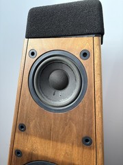 Epicure 3.0 Pyramid Speakers -3 Way – 10″ & 6″ Woofers Mid Century Modern Mcm