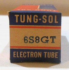 Lot of 4 MIB NOS Tung-Sol Radio TV Tubes 6S8GT 12SK7 5Y3GT & 6SB7Y