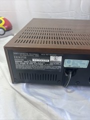 Vintage Wood Grain Zenith VR 3000 VCR Video Cassette Recorder Tested Works