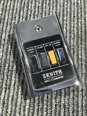 Zenith Space Command 4 Button TV Tele Remote Control Clicker Chrome MCM