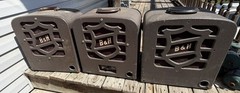 (3) Rare 1940’s Bell & Howell Speaker Amplifier Cabinets HTF