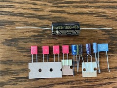 Dual CS 606 Recap Kit Capacitors Turntable Speed Repair Set w/ Safety Cap