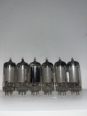 6 Unknown Brand 12BE6 Non Matching Tubes TV7 Good See Photos For Details