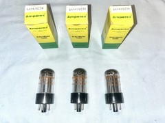 Trio Amperex 5AR4 GZ34 Tubes England, NOS NIB Tested