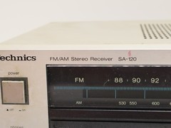 Vintage Technics SA-120 FM/AM Stereo Receiver Phono Inputs – NOT FULLY TESTED