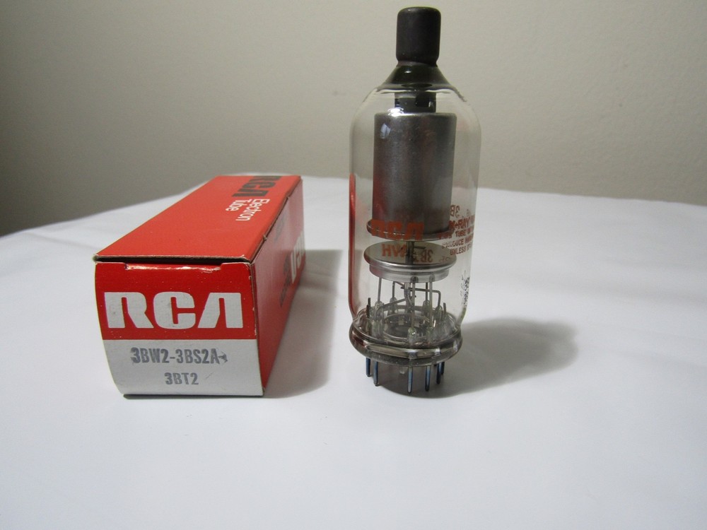 Vintage RCA 3BW2-3BS2A-3BT2 Electron Tube, Vacuum Tube, New Old Stock in Box