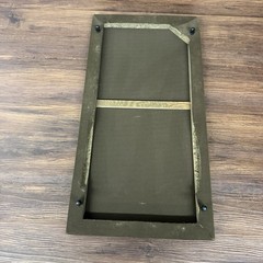 CERWIN VEGA D-3 Speaker Grill Solid Frames, Original Fabric. & Emblems
