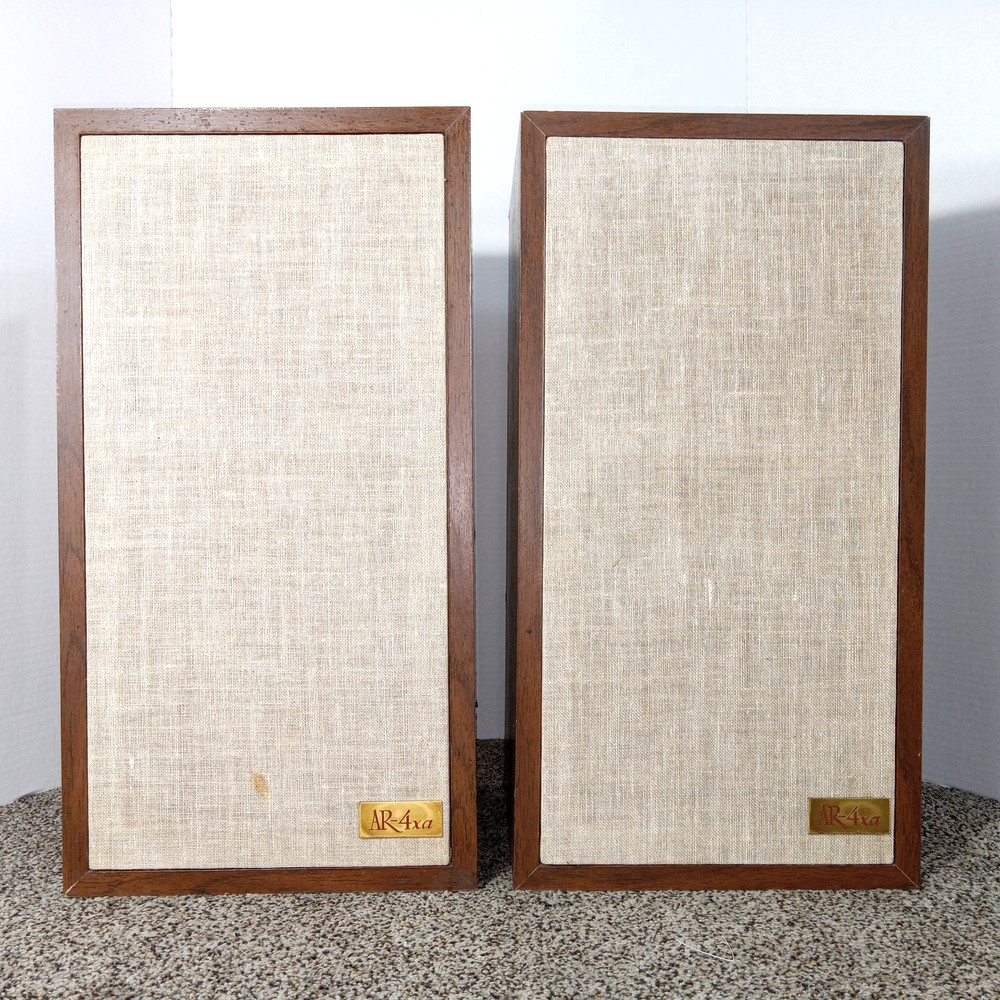 Acoustic Research AR-4Xa Speakers 70’s Legendary Cloth Cones w/ Video *Read