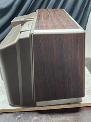VTG Zenith 13″ Color CRT TV System 3 Space Command Woodgrain Retro