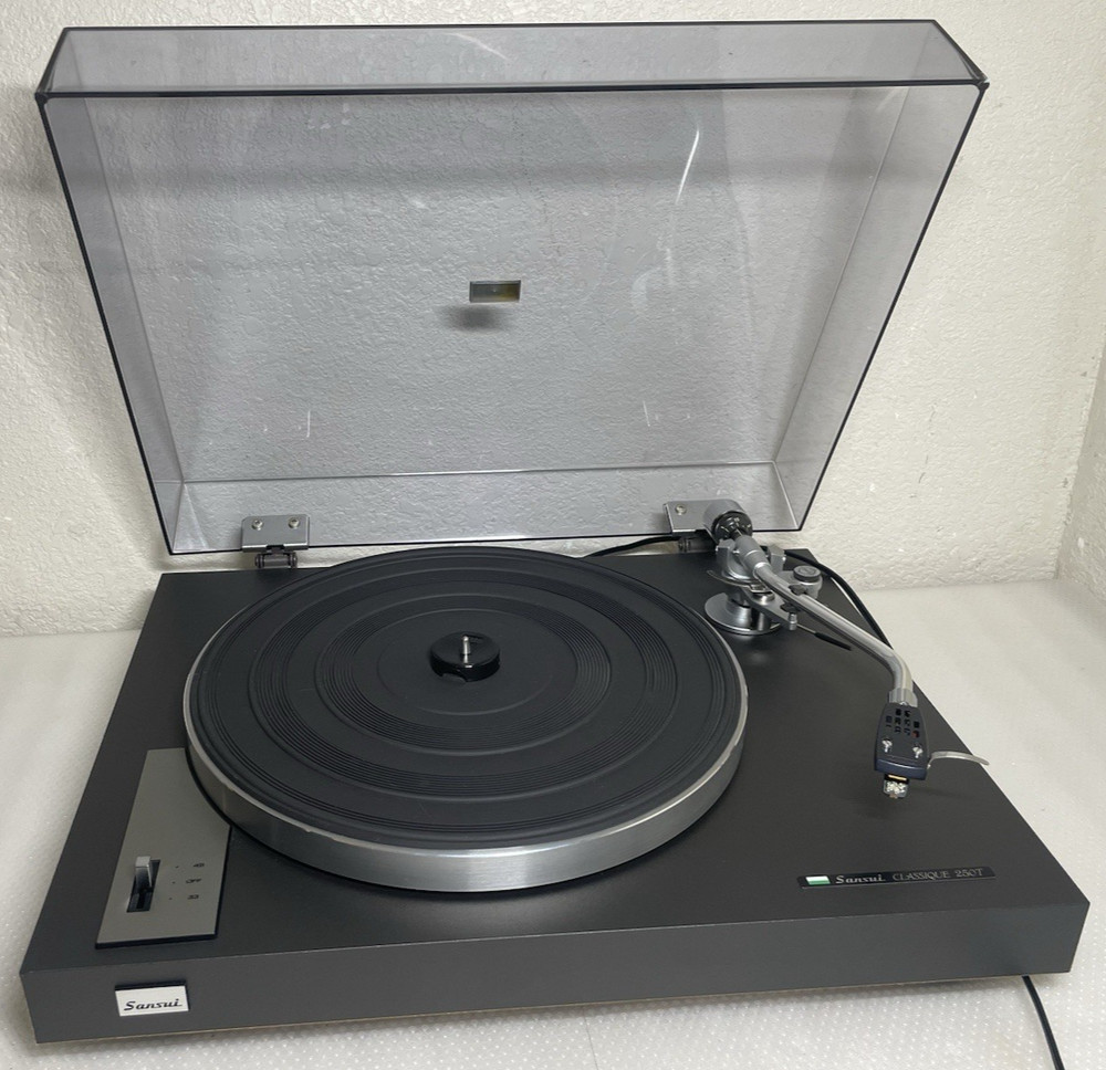 Vintage Sansui Classique 250T Turntable & ADC XLM Improved MKII Cartridge Stylus