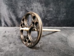 Leslie speaker lightweight rotor spindle, original aluminium part