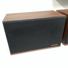 Vintage Polk Audio SDA Compact Reference Bookshelf Right Left Speakers, READ DES