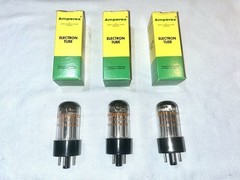 Trio Amperex 5AR4 GZ34 Tubes England, NOS NIB Tested