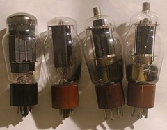 Vacuum Tube Lot Of 4, 1624, 1625/VT136, Two Unknown