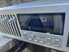 Sansui SE-8 Stereo Graphic Equalizer Blue-Light Spectrum Analyzer /free Shipping
