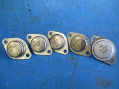 Motorola 2N6030 Lot of Five Transistors