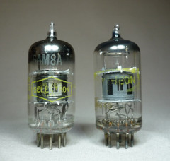 2pcs. 6AM8A Diode-Pentode Tube NEW. MIXED FACTORIES – RAYTEON & SELECTRON