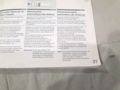 Alpine Faceplate Compact Disc Receiver Radio Instruction Manual Cda-7839 Booklet