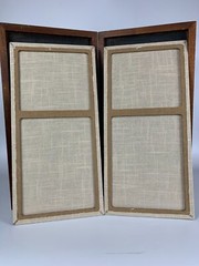 PAIR OF CLOTH GRILLs for ACOUSTIC RESEARCH AR4/4X -99% LIKE ORIGINAL-100% FITS