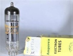 PCL85/18GV8 TUBE AMPEREX NIB TESTED & BOXED VINTAGE COMMERCIAL SURPLUS