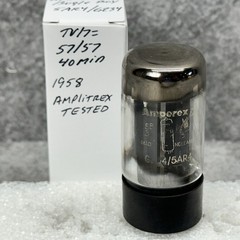 1958 AMPEREX BUGLE BOY 5AR4 GZ34 f31 x8D TUBE TV/7 AMPLITREX TESTED