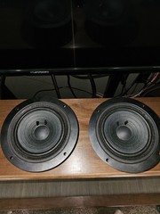 2 Vintage 6″ Mid Range Speakers J17005 TAIWAN CT-0423 * TESTED *WORKS