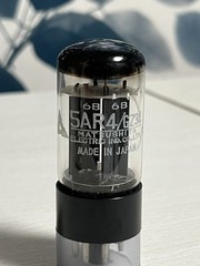 5AR4 GZ34 MATSUSHITA Vacuum Tubes Tested by TV-7 Strong