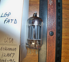Strong Unknown Long Gray Plate FAT D Getter 12AX7 / ECC83 Tube – 104/96