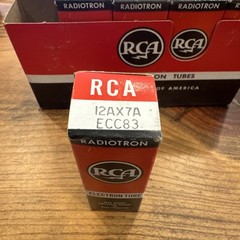 1 NOS RCA 12AX7A ECC83 12AX7 USA Amazing sound