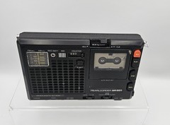 Olympus Pearlcorder SR 501 Microcassette Recorder AM/FM Radio Read Please
