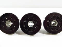 3 PACK NEW AMPHENOL 8-PIN TUBE/RELAY SOCKET, Black, FREE 2-3 Day Ship!
