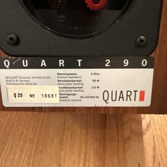 MB Quart 290 Stereo Speakers Vintage German Made Speakers Wood