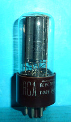 RCA 5Y3GT Rectifier Tube Brown Base Black Plates DD Getters Tested