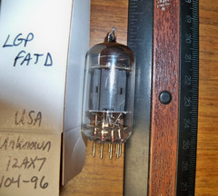 Strong Unknown Long Gray Plate FAT D Getter 12AX7 / ECC83 Tube – 104/96