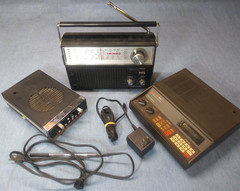 Lot of 3 Vintage Radio Scanners Realistic Patrolman 50 Regency TMR 8 Bearcat 101