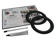 6.5″ Treated Cloth Edge Speaker Repair Kit CLSK-6.5 (PAIR)