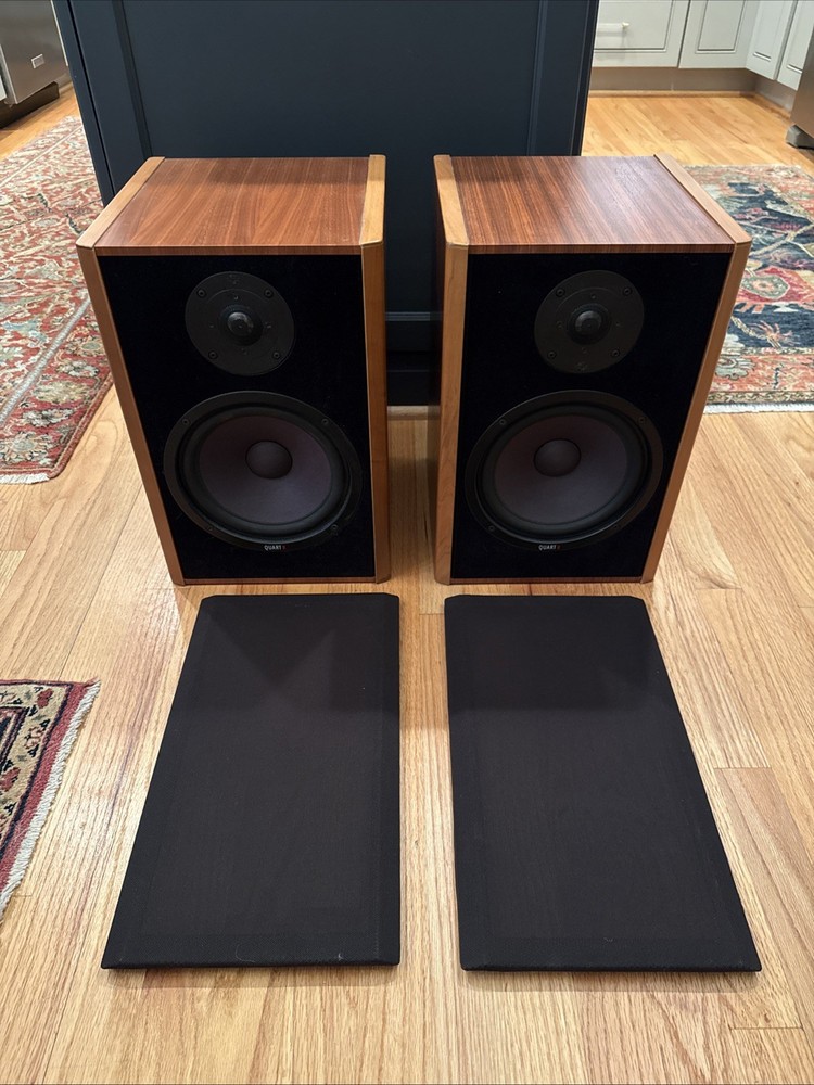MB Quart 290 Stereo Speakers Vintage German Made Speakers Wood