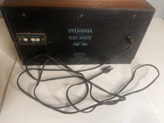 1960’s SYLVANIA RM-300R AM/FM radio w/wood & metal case -Works & sounds good!