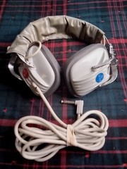 Vintage 1970s GE H-14 General Electric Stereo Headphones JAPAN MADE – WORKS